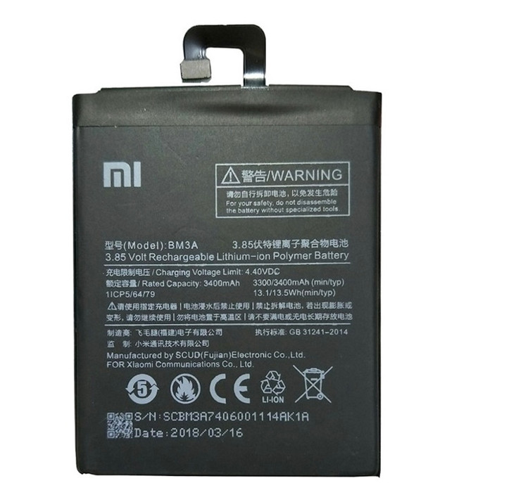 باطری گوشی شیائومی Mi note 3 / BM3A