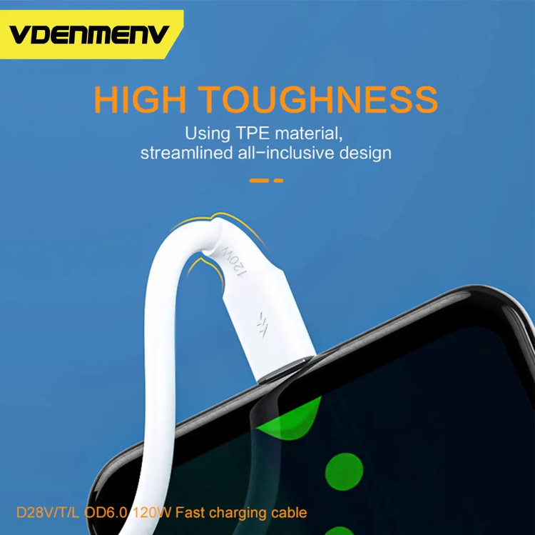کابل شارژ آیفون VDENMENV D28L