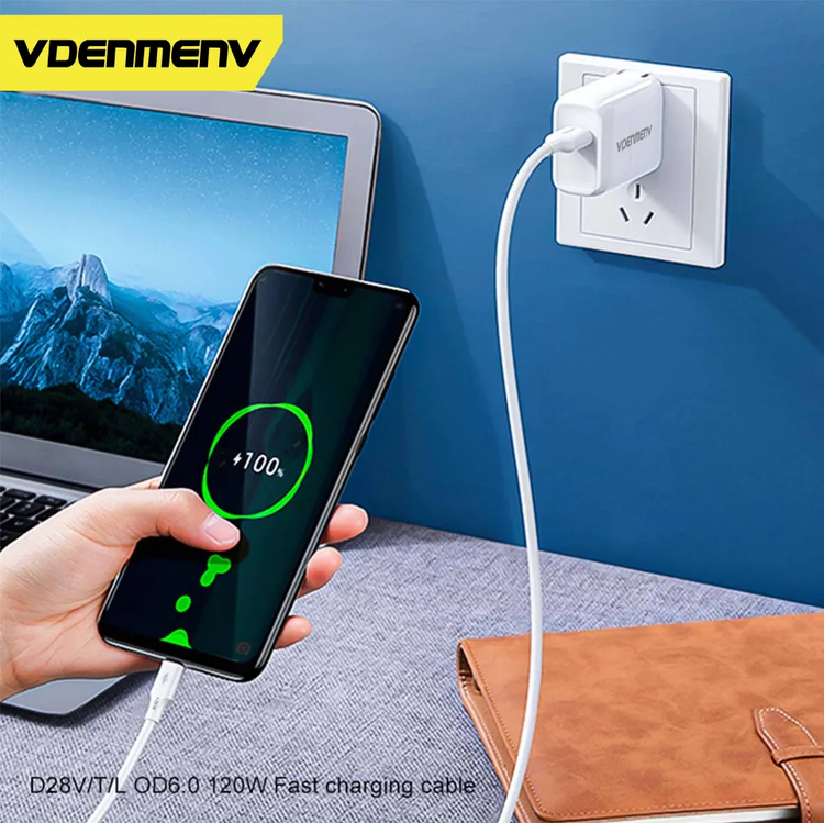 کابل شارژ آیفون VDENMENV D28L